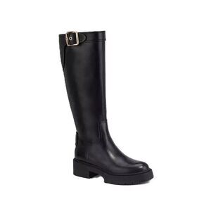 Coach Womens 10 B Black Lilli Leather Knee High Riding Boots NIB HB5
